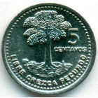 Гватемала, 5 сентаво 1992 год (UNC)