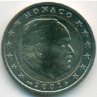 Монако, 2 евро 2001 год (AU)