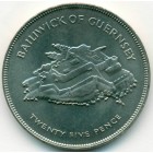 Гернси, 25 пенсов 1977 год (UNC)
