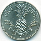 Багамские острова, 5 центов 1974 год (UNC)