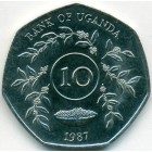 Уганда, 10 шиллингов 1987 год (UNC)