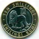 Кения, 10 шиллингов 2018 год (AU)