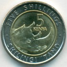 Кения, 5 шиллингов 2018 год (AU)