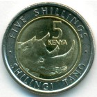 Кения, 5 шиллингов 2018 год (AU)