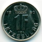 Люксембург, 1 франк 1990 год (UNC)