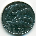 Сан-Марино, 50 лир 1975 год (UNC)