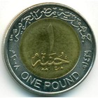 Египет, 1 фунт 2008 год (AU)