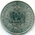 Западно-Африканские Штаты, 100 франков 1975 год (UNC)