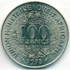 Западно-Африканские Штаты, 100 франков 1975 год (UNC)