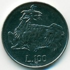 Сан-Марино, 100 лир 1974 год (UNC)