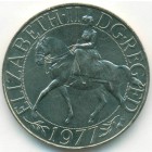 Великобритания, 25 новых пенсов 1977 год (UNC)