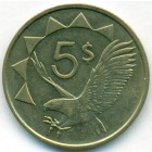 Намибия, 5 долларов 1993 год (UNC)