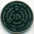 Бурунди, 10 франков 2011 год (UNC)