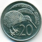 Новая Зеландия, 20 центов 1976 год (UNC)