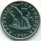 Португалия, 5 эскудо 1980 год (UNC)