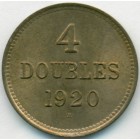 Гернси, 4 дубля 1920 год (UNC)