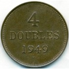 Гернси, 4 дубля 1949 год (AU)