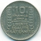 Франция, 10 франков 1949 год