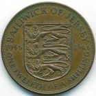 Джерси, 1/12 шиллинга 1966 год