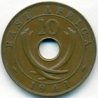 Британская Восточная Африка, 10 центов 1941 год I