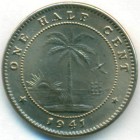 Либерия, 1/2 цента 1941 год (UNC)