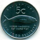 Намибия, 5 центов 2000 год (UNC)