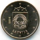 Латвия, 5 евроцентов 2014 год (UNC)
