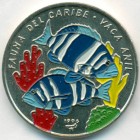 Куба, 1 песо 1996 год (UNC)