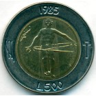 Сан-Марино, 500 лир 1985 год (UNC)