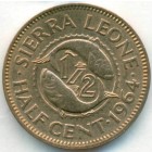 Сьерра-Леоне, 1/2 цента 1964 год (AU)