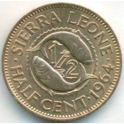 Сьерра-Леоне, 1/2 цента 1964 год (UNC)