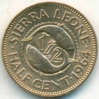 Сьерра-Леоне, 1/2 цента 1964 год (UNC)