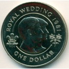 Бермудские острова, 1 доллар 1981 год (UNC)