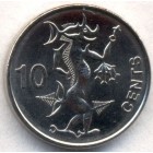 Соломоновы острова, 10 центов 2012 год (UNC)