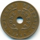 Южная Родезия, 1 пенни 1942 год