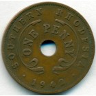 Южная Родезия, 1 пенни 1942 год