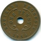 Южная Родезия, 1 пенни 1950 год