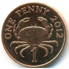 Гернси, 1 пенни 2012 год (UNC)