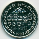 Шри-Ланка, 1 рупия 1982 год (UNC)