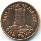 Джерси, 1 пенни 2012 год (UNC)