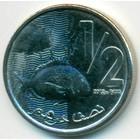 Марокко, 1/2 дирхама 2012 год (UNC)