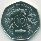 Уганда, 10 шиллингов 1987 год (UNC)