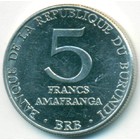 Бурунди, 5 франков 1980 год (AU)
