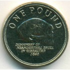 Гибралтар, 1 фунт 2009 год (AU)