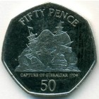 Гибралтар, 50 пенсов 2010 год (UNC)