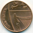 Великобритания, 1 пенни 2008 год (AU)