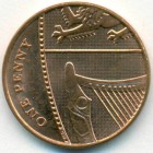 Великобритания, 1 пенни 2009 год (AU)