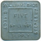 Великобритания, 5 шиллингов 1910 год ТОКЕН
