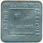 Великобритания, 5 шиллингов 1910 год ТОКЕН