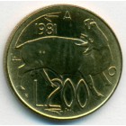 Сан-Марино, 200 лир 1981 год (UNC)